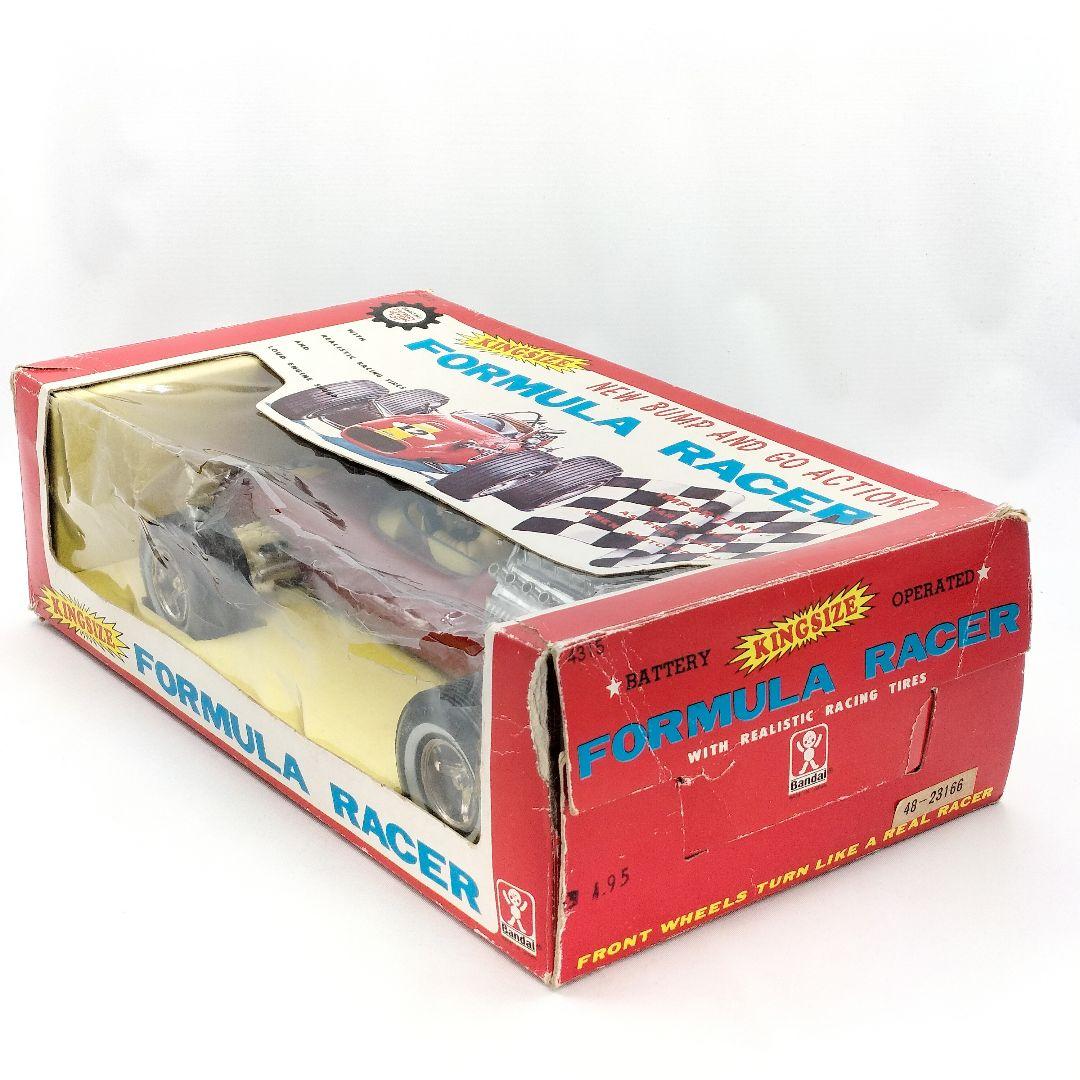 旧バンダイ フォーミュラ レーサー ブリキ 電動玩具 レア