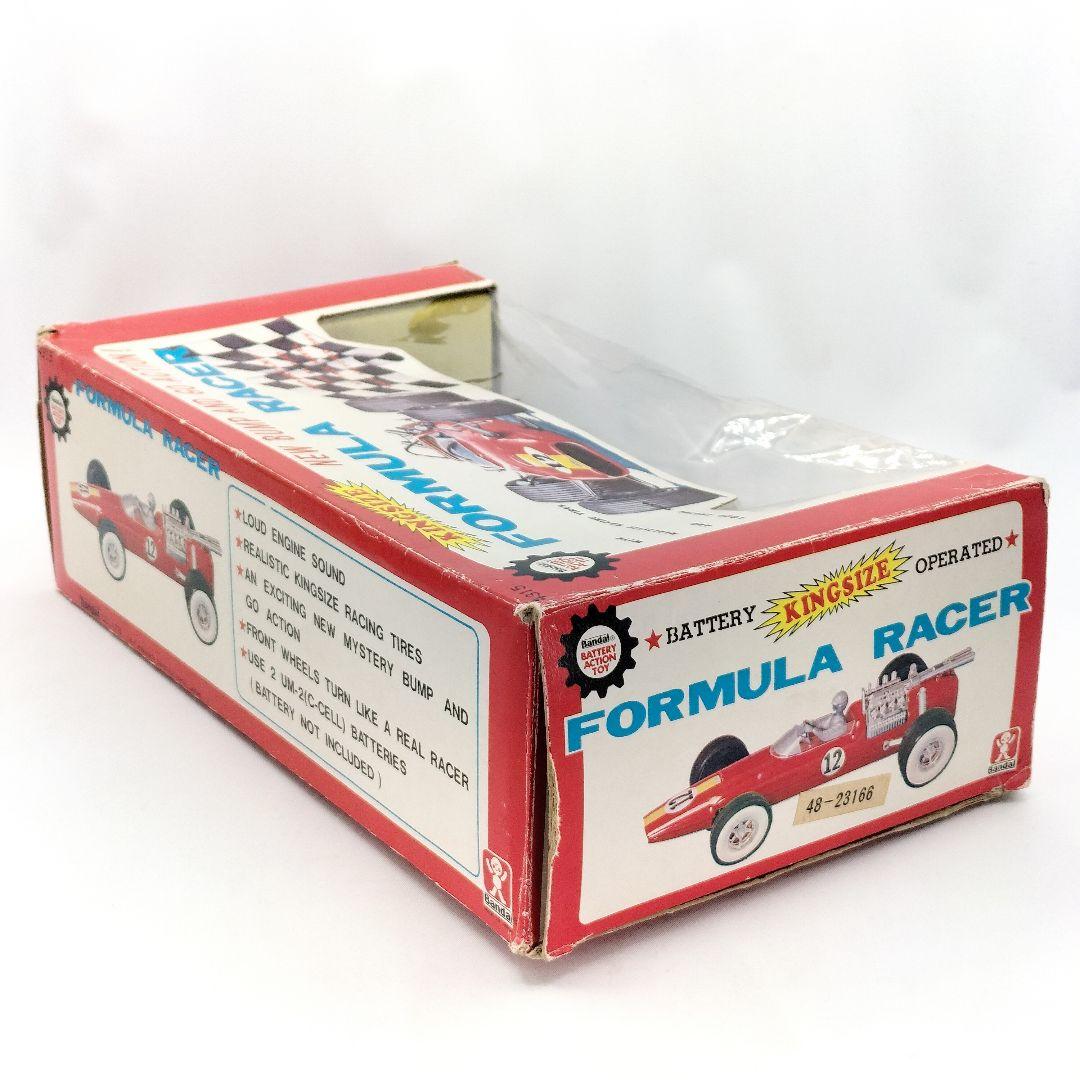 旧バンダイ フォーミュラ レーサー ブリキ 電動玩具 レア