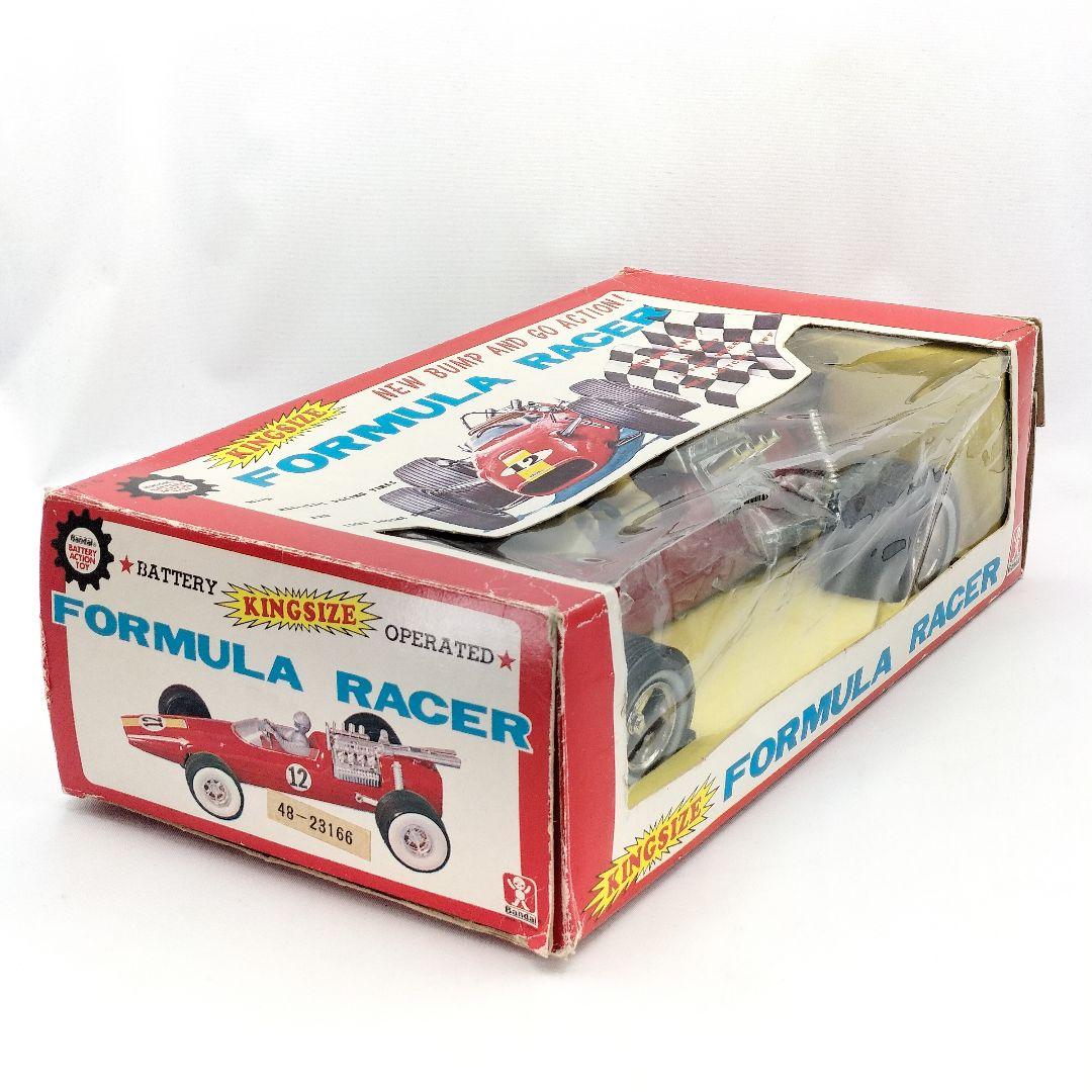 旧バンダイ フォーミュラ レーサー ブリキ 電動玩具 レア