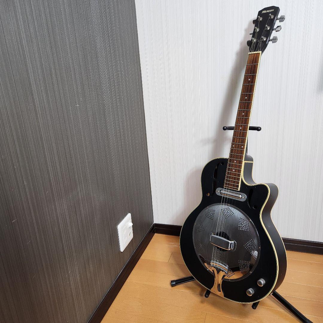 【希少】Morris リゾネーター　ギター　リップスティック　エレアコ