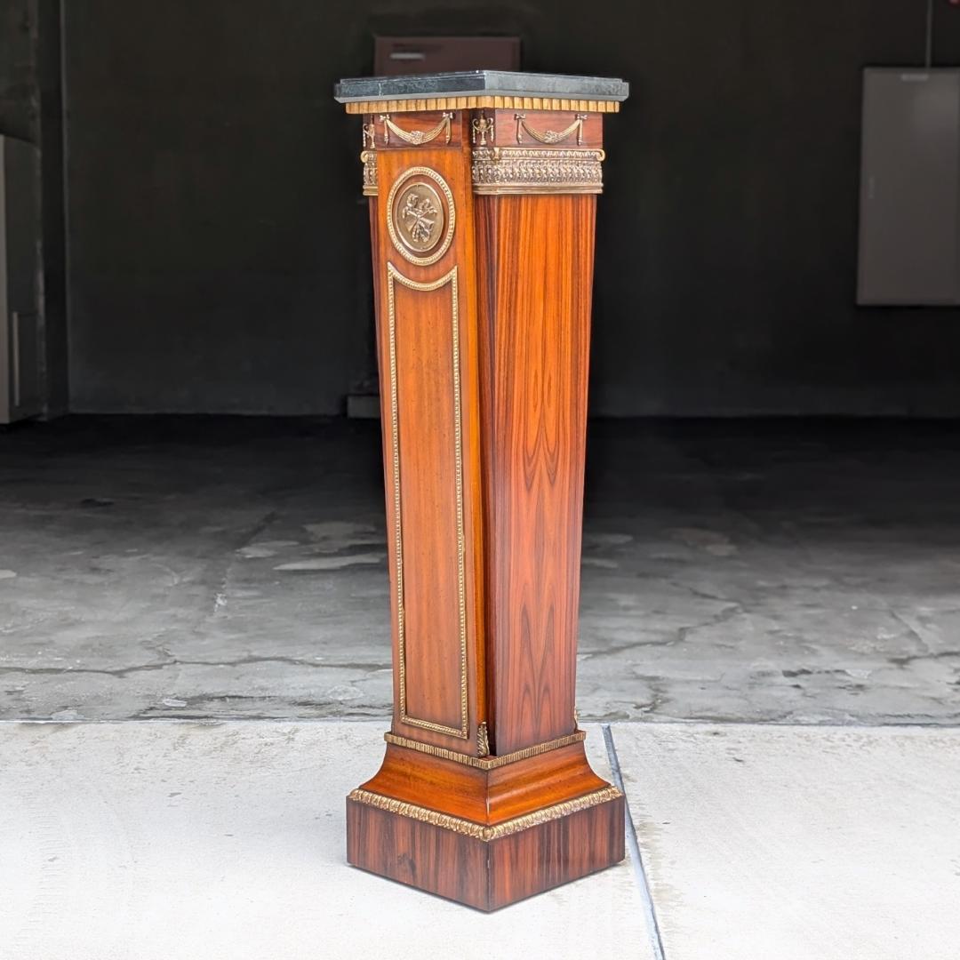 フランスヴィンテージ☆ルイ16世様式／フラワースタンド／大理石天板／ローズウッド