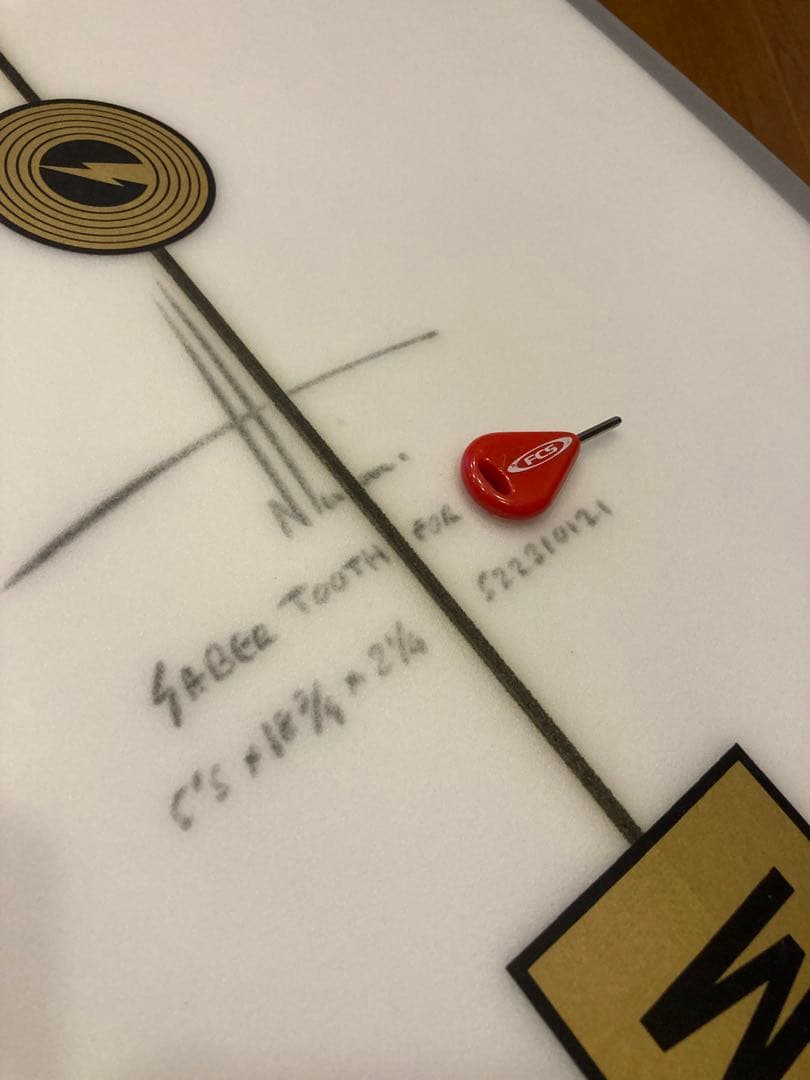 ALBUMアルバムサーフボード美品5'5\"SaberToothテイクオフ激速