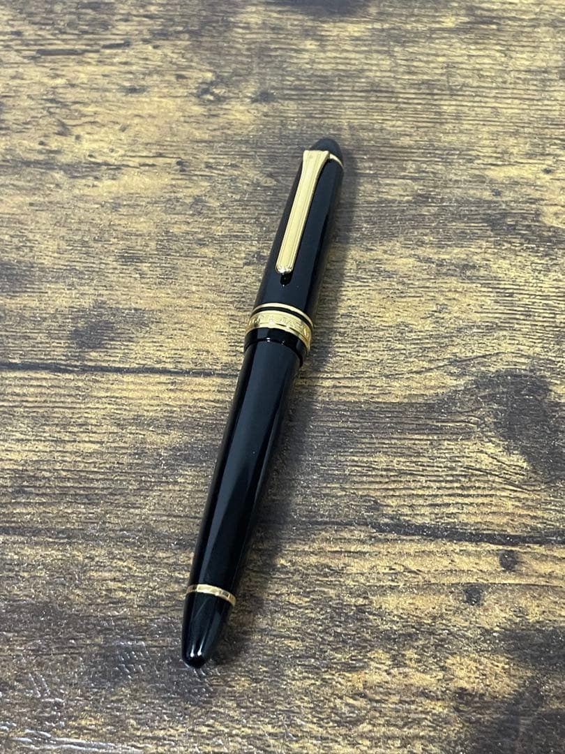 長刀研ぎ　NAG　旧型ニブ　セーラー　万年筆　ゴールド×ブラック　SAILOR