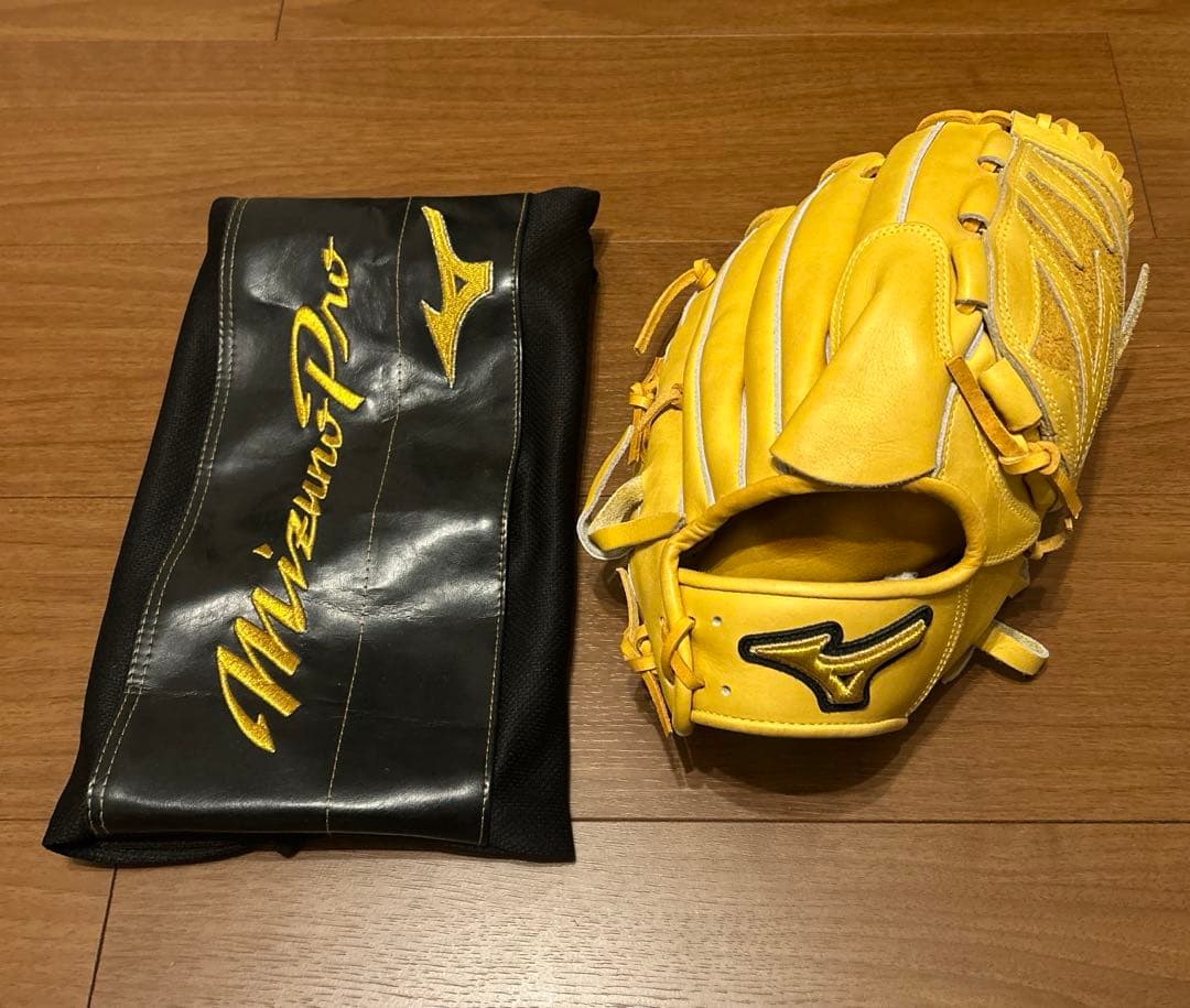 【ほぼ新品】MIZUNO PRO 軟式 投手型 1AJGR16051 ミズノプロ