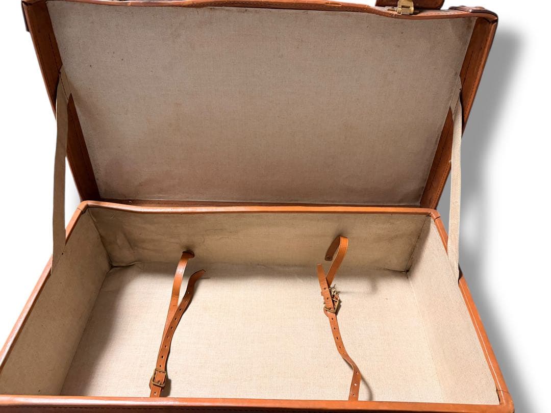 #明治〜大正 当時物 ヴィンテージ トランクケース 革製 旅行用スーツケース