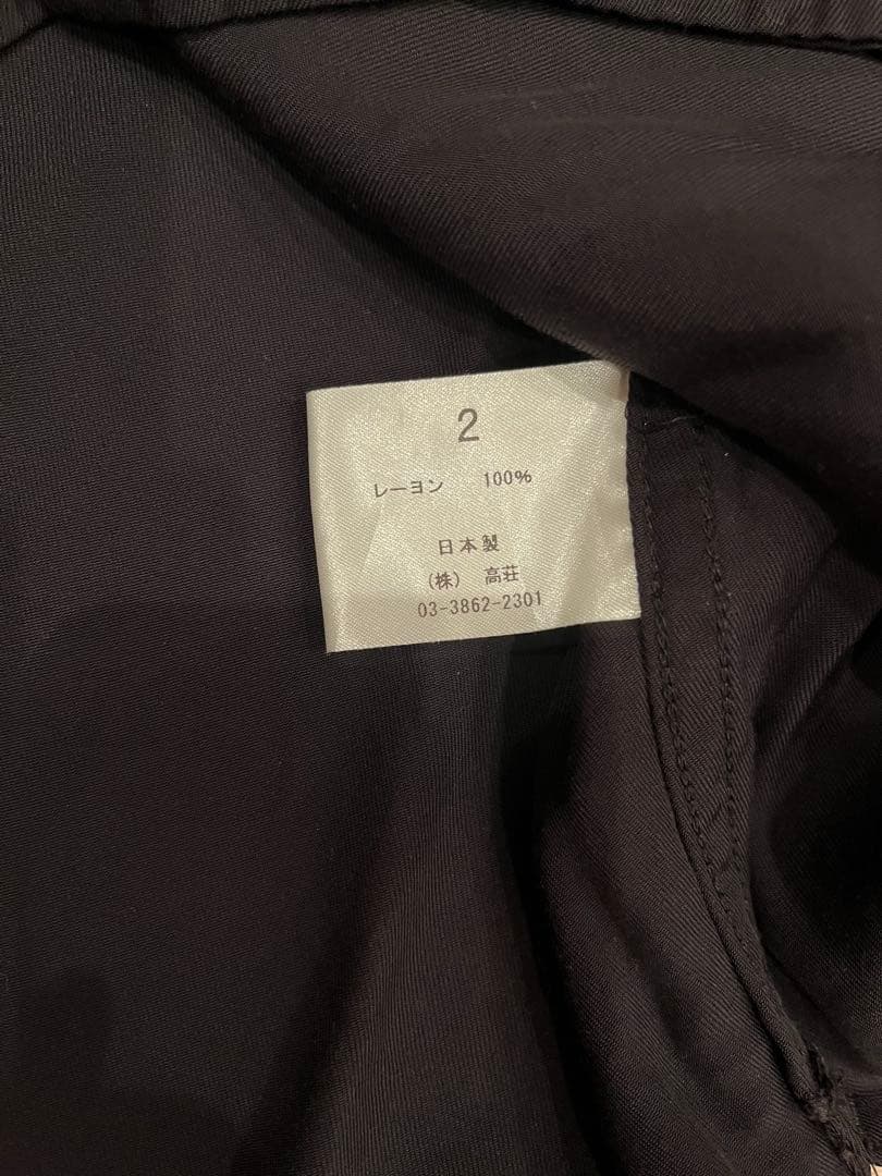 BARNS OUTFITTERS ボウリングシャツ 黒