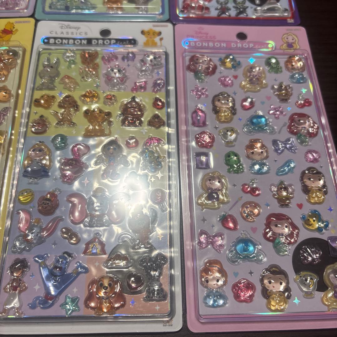 【正規品】ディズニー　ボンボンドロップシール　第2弾 全種