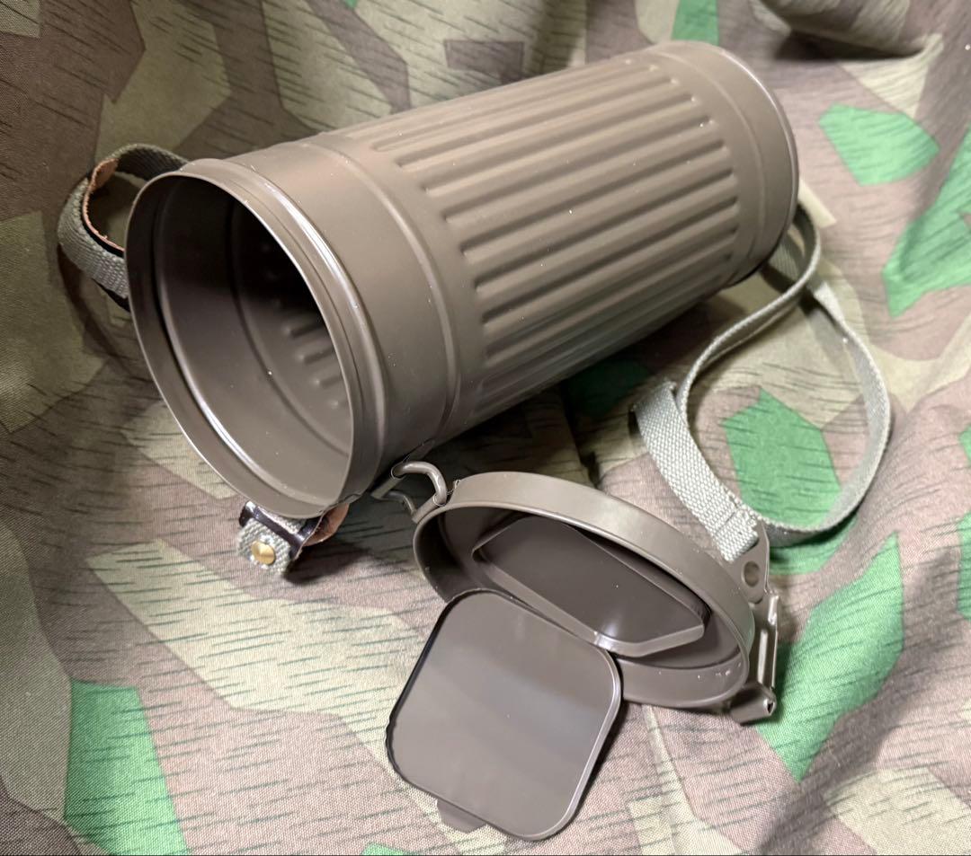 WWⅡ ドイツ軍 M38型ガスマスクコンテナセット（レプリカ）サバゲ　コスプレ