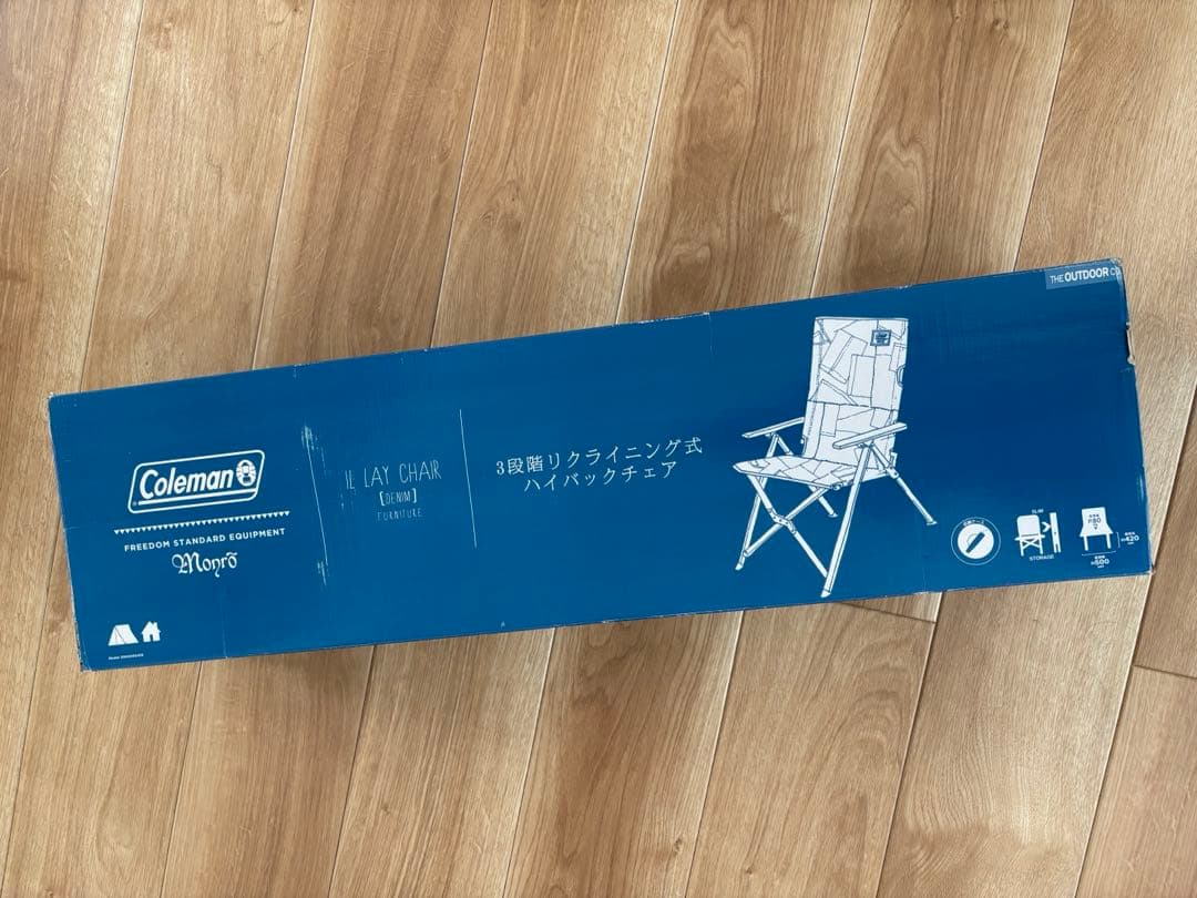 未開封⭐︎Coleman LAY CHAR デニム　コールマン　レイチェア　IL