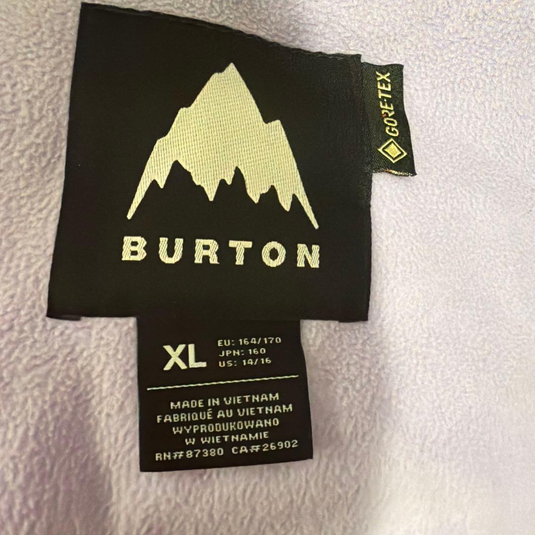 BURTONスノーボードウェアGORE-TEXジャケットXL(157-165cm