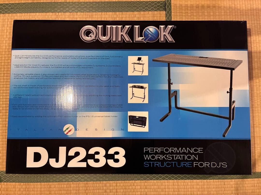QUIK-LOK クイックロック 折りたたみ式DJ スタンド DJ233