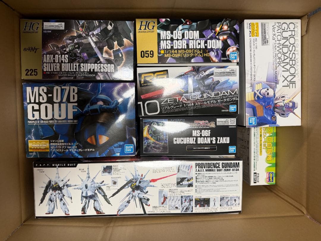 ゆ*そ様 ガンプラ MG プロヴィデンスガンダム・X1パッチワーク等プラモ 詰め