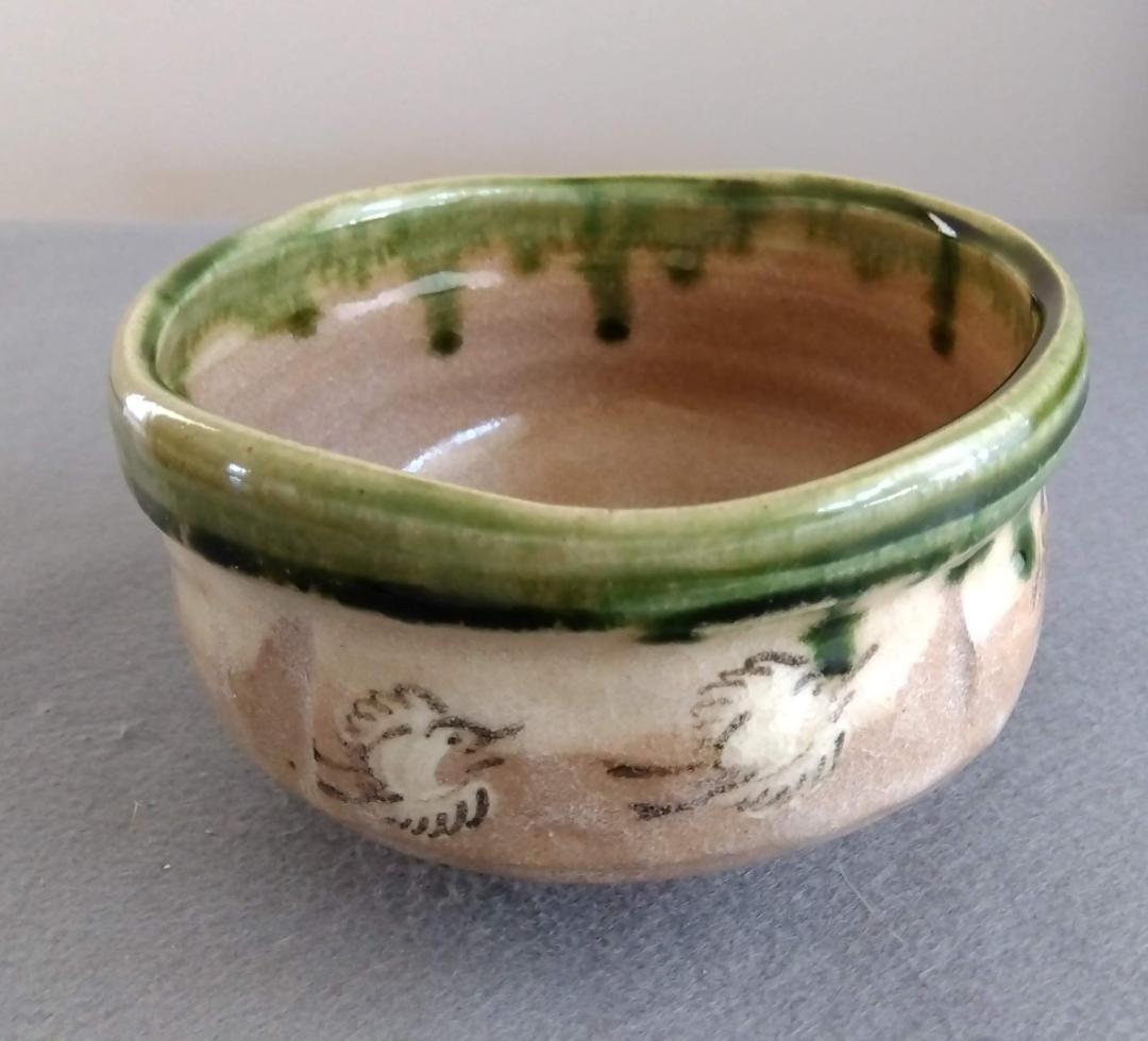 美濃焼の名工　大嶋久興【子の日窯】　織部茶碗