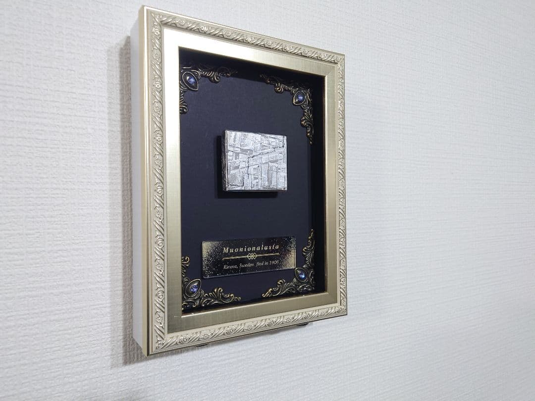 隕石絵画　ムオニオナルスタ隕石 133g鉄隕石【検索ワード ギベオン イミラック