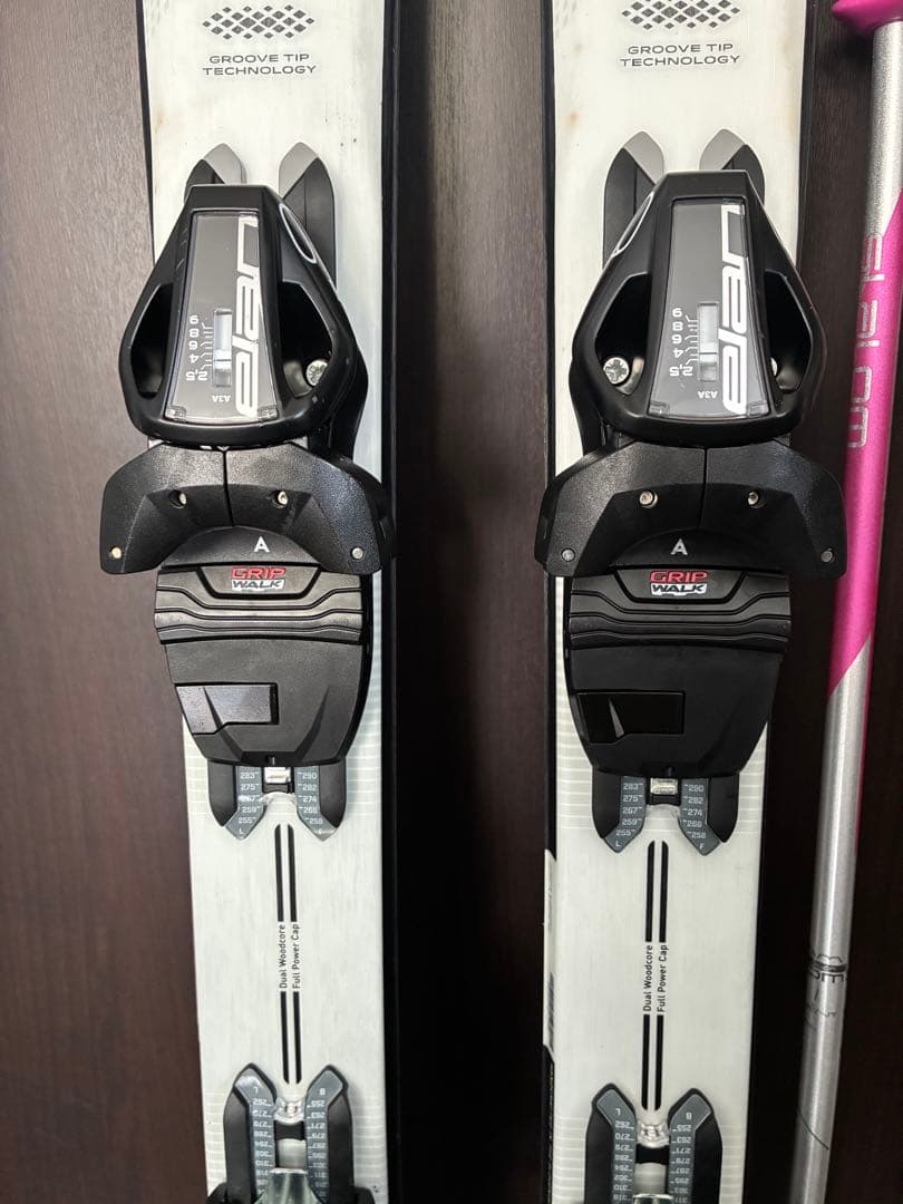 使用4回【美品 】elanスキー146 ホットワックス済 サロモン105 即滑走