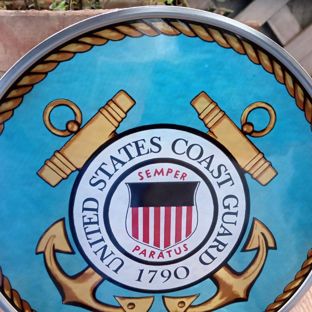 アメリカ沿岸警備隊コーストガード エンブレム ステンドグラス グラスマスターズ社