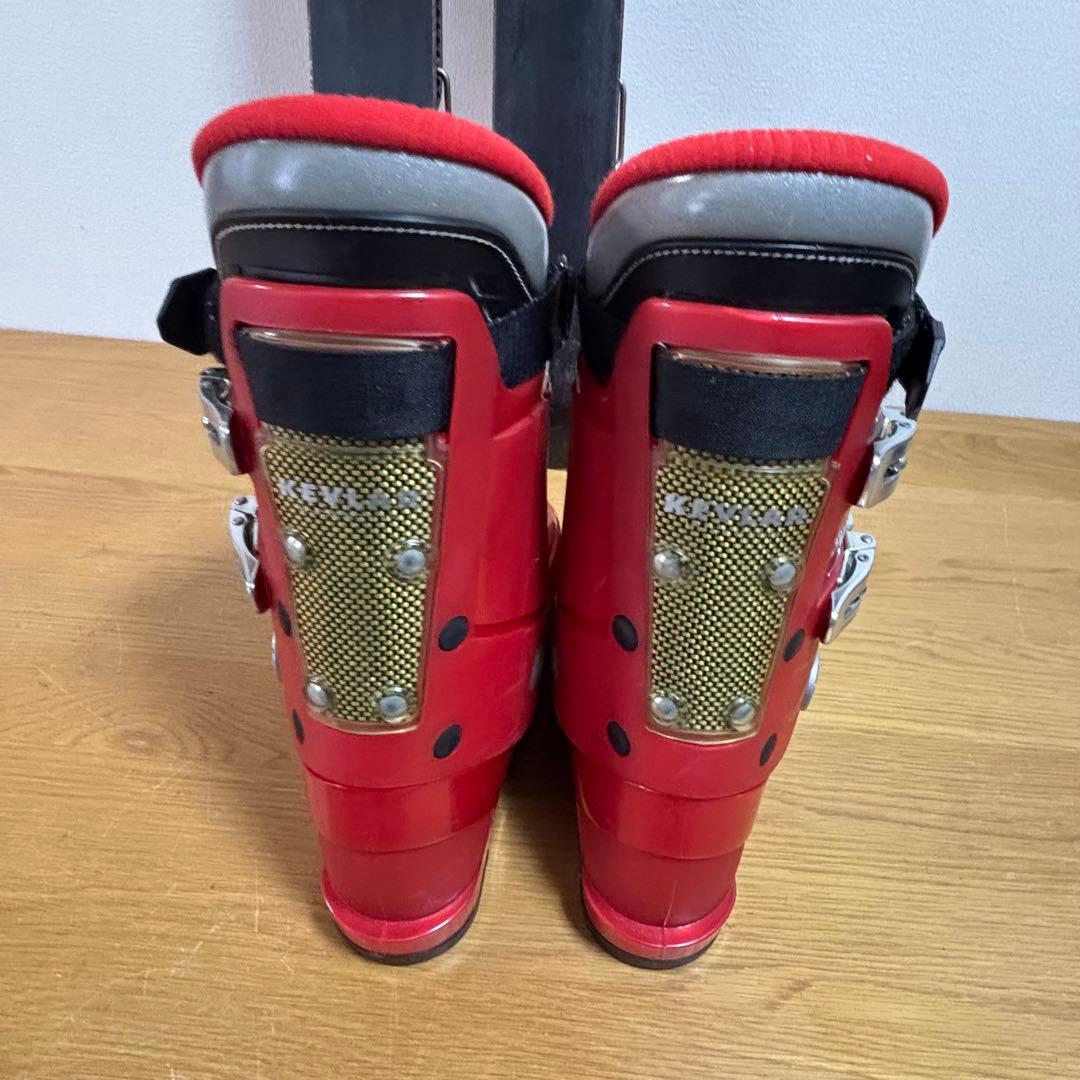 メンズ　ショートスキー　ファンスキーセット　Gen 27-27.5cm 赤