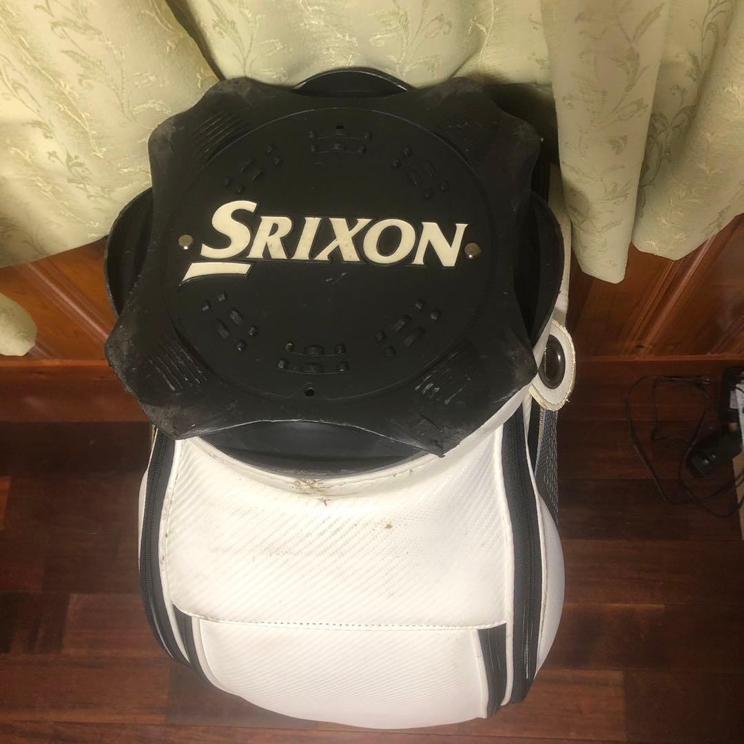 Srixon ホワイト キャディバッグ