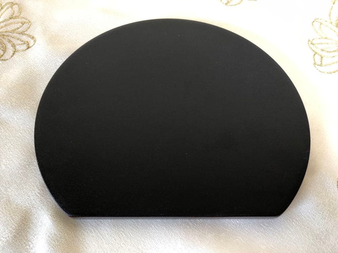 越前塗半月型盆5枚セット 木箱付き（未使用）