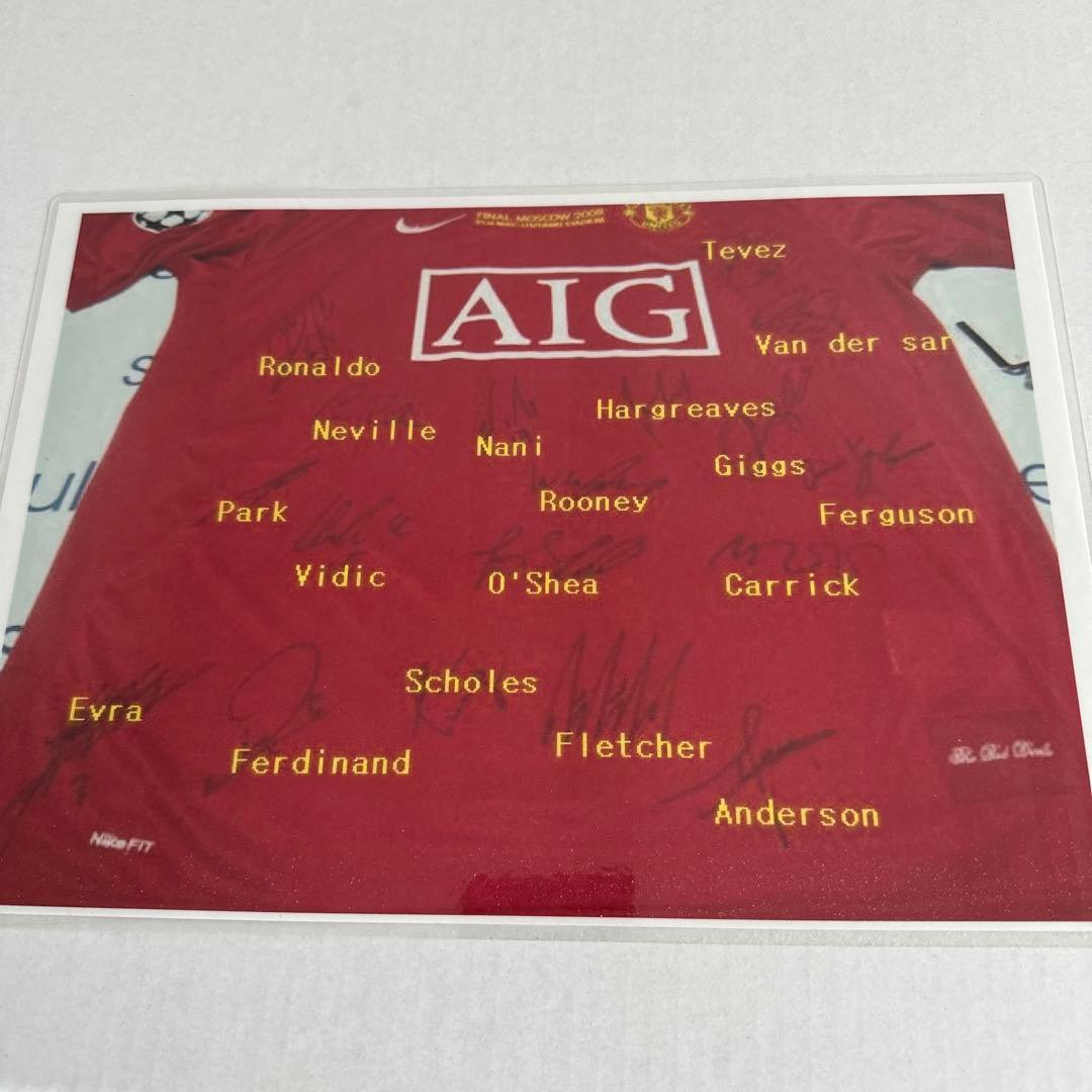 マンチェスターユナイテッド　直筆サイン　ユニフォーム　ロナウド　証明書付き