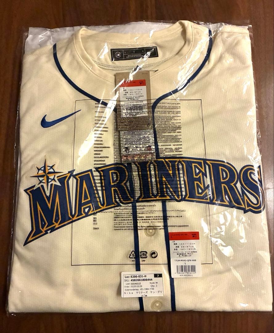 ケン・グリフィーJr. マリナーズ　リミテッド　ユニフォーム　NIKE MLB