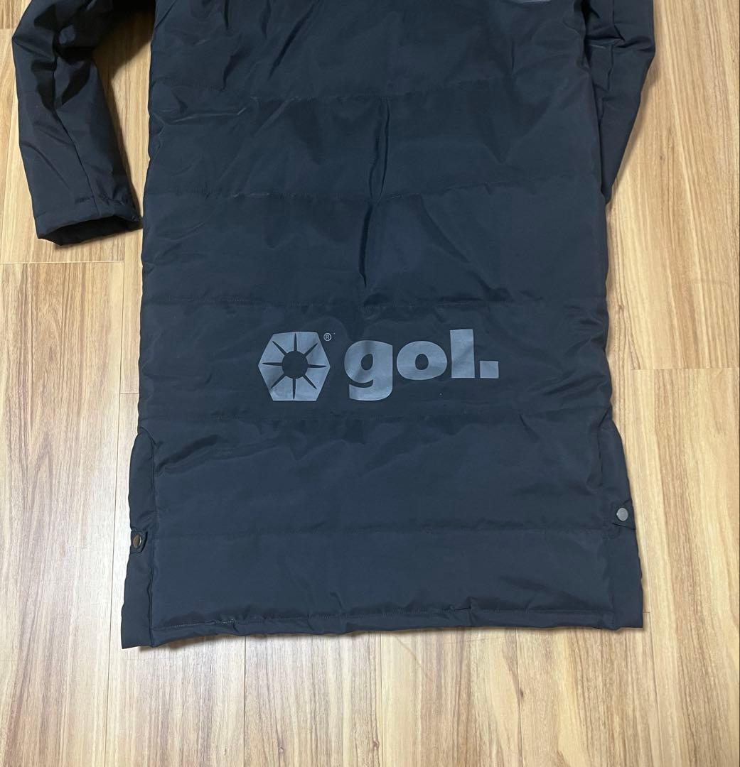 【美品】gol. ベンチコート ロングコート BLACK フリーサイズ