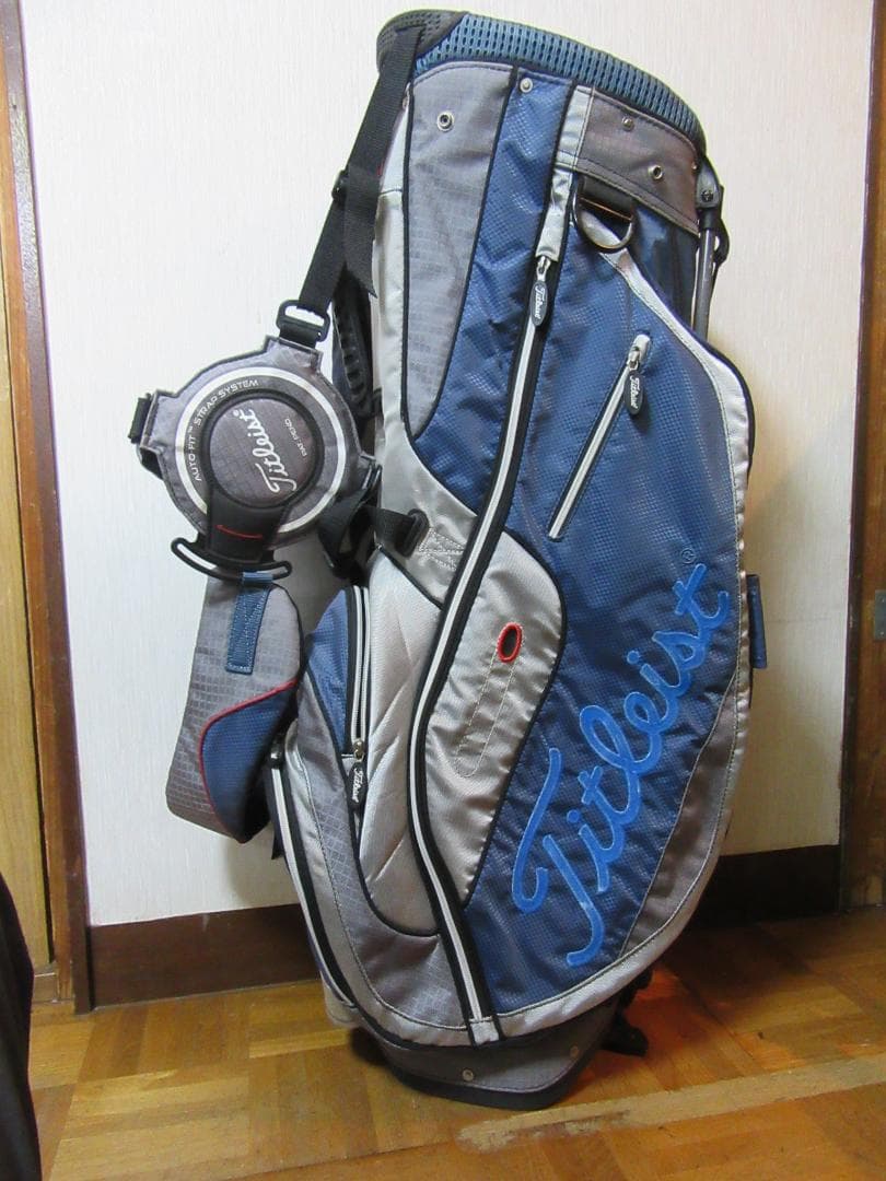 ★☆★タイトリスト★スタンドバック★フードなし★青／灰★☆★