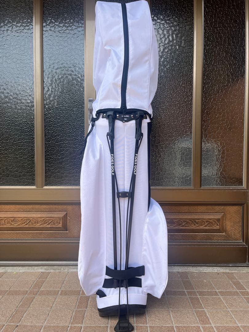 FIDES フィデス　キャディバッグ　ホワイト