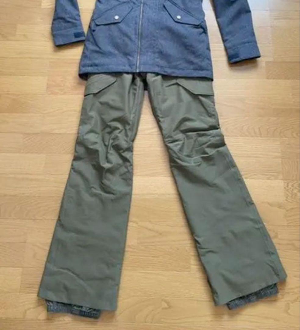 バートン　スノーボードパンツ　XS カーキ