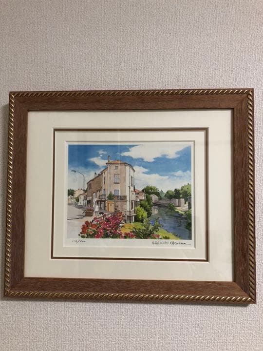 絵画 奥津国道 花のイソワール フランス