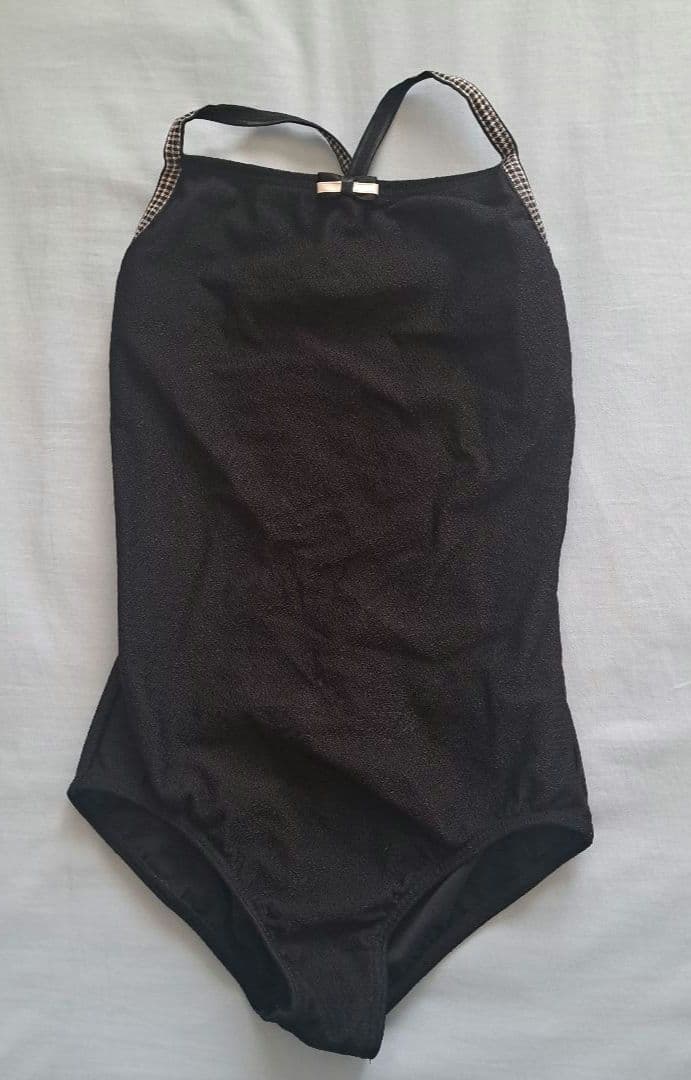 Chacott ブラック レオタード ジュニアL