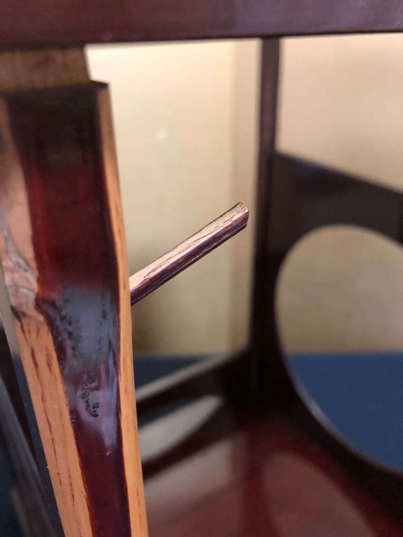 《レ》茶道具 桐溜塗 吉野棚 組立式 塗師 川瀬表完作 共箱 251216お5