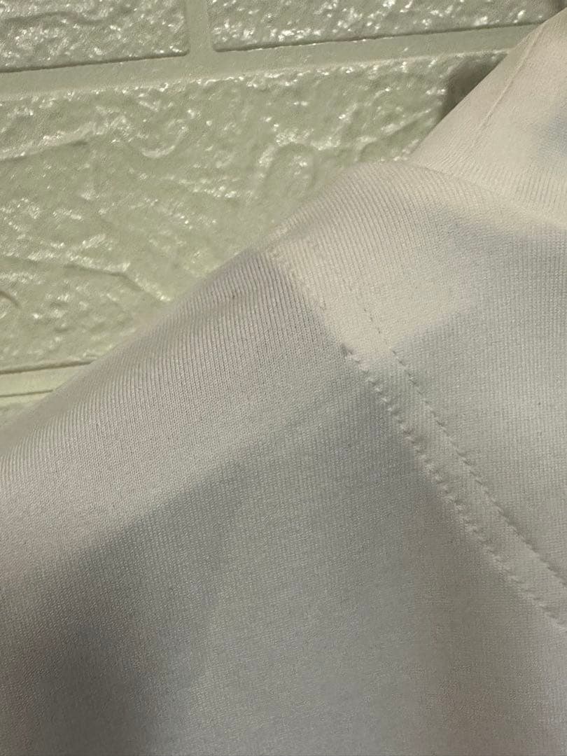 BRIEFING ブリーフィング ホワイト モックネックシャツ サイドロゴライン