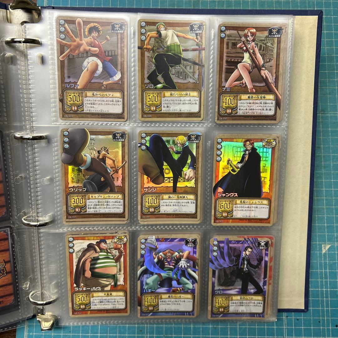 カードダスマスターズ　バインダーつき　ワンピースカードゲーム　当時物