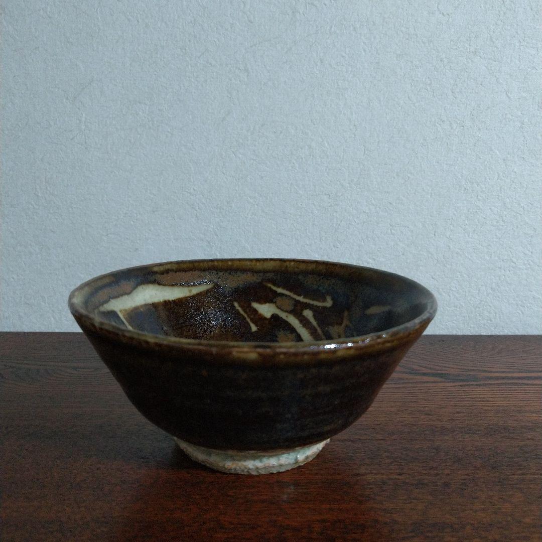 河井寛次郎　草繪碗　桐共箱　紐なし