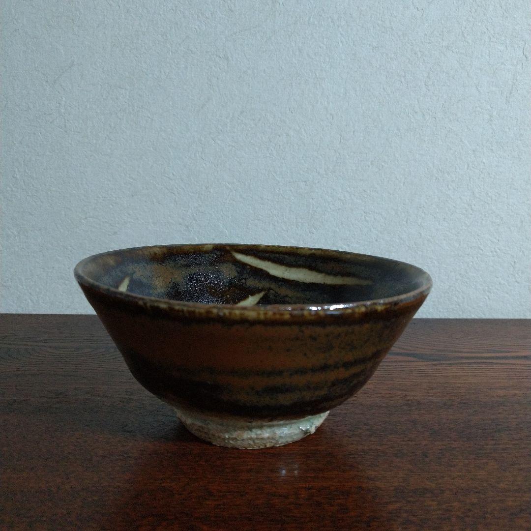 河井寛次郎　草繪碗　桐共箱　紐なし