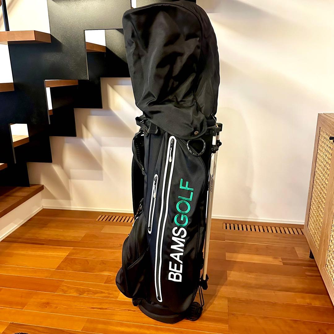 BEAMSGOLF スタンド付きゴルフバッグ ブラック