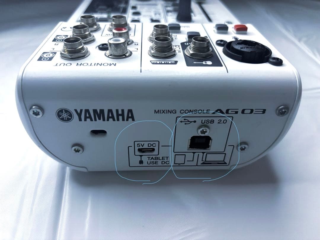 YAMAHA / AG03 ミキサー ホワイト
