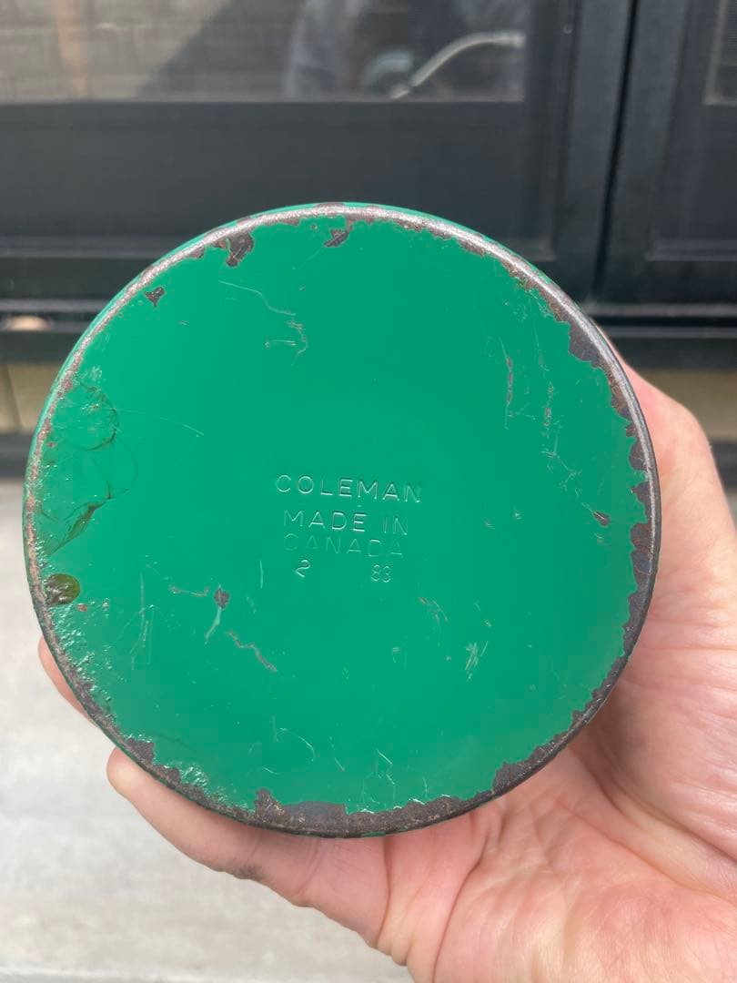 コールマン222A EASI-LITEランタン　1983年2月製造人気のカエル色