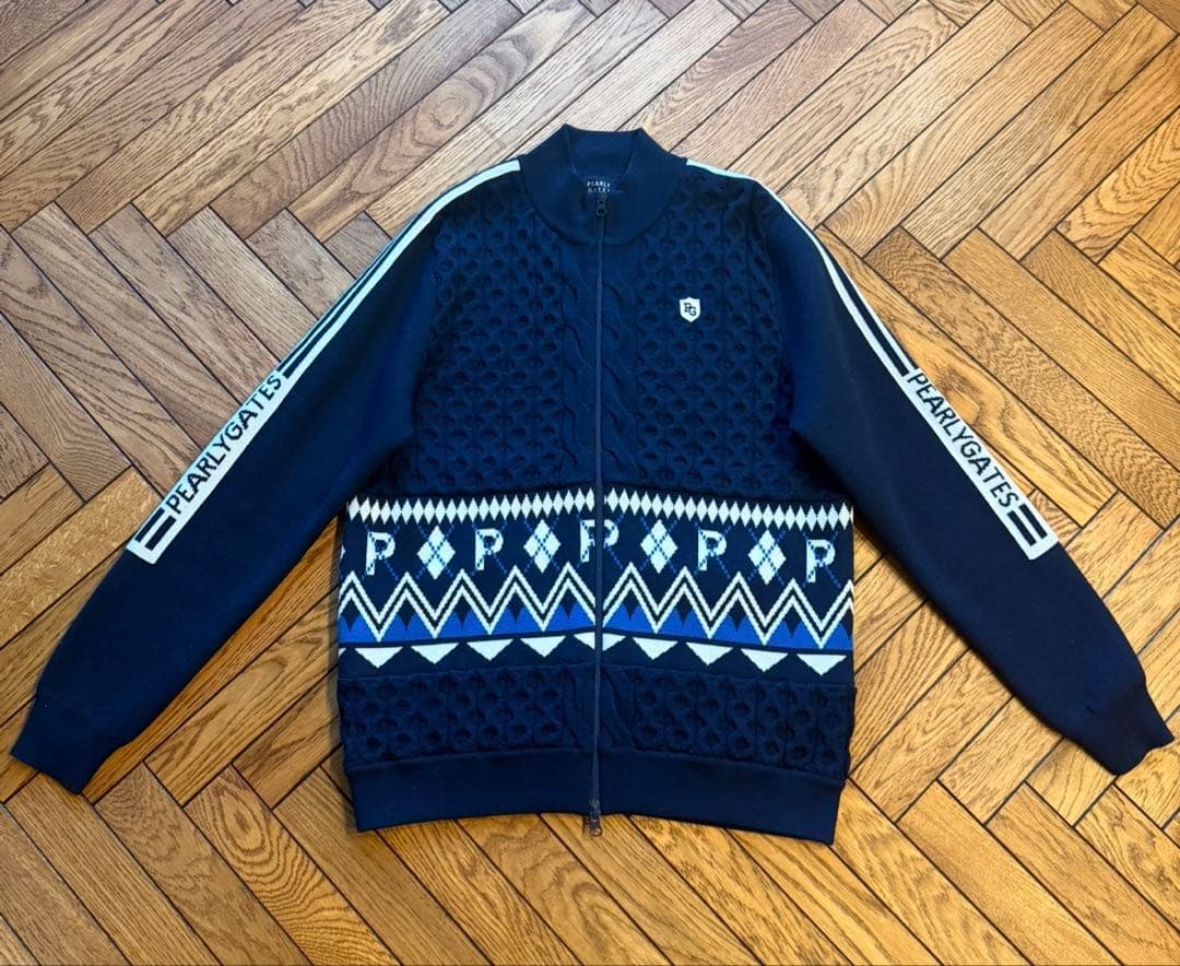 PEARLY GATES ネイビーブルゾンジャケット