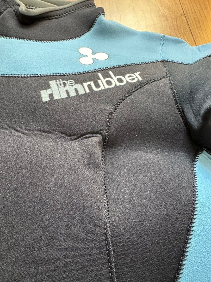 rlm rubber ロングスリーブスプリングウェットスーツ 黒/青