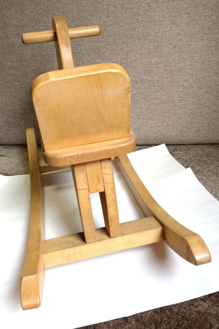 木馬 ミッフィー ヴィンテージ玩具 アンティーク 木製 インテリア レトロ