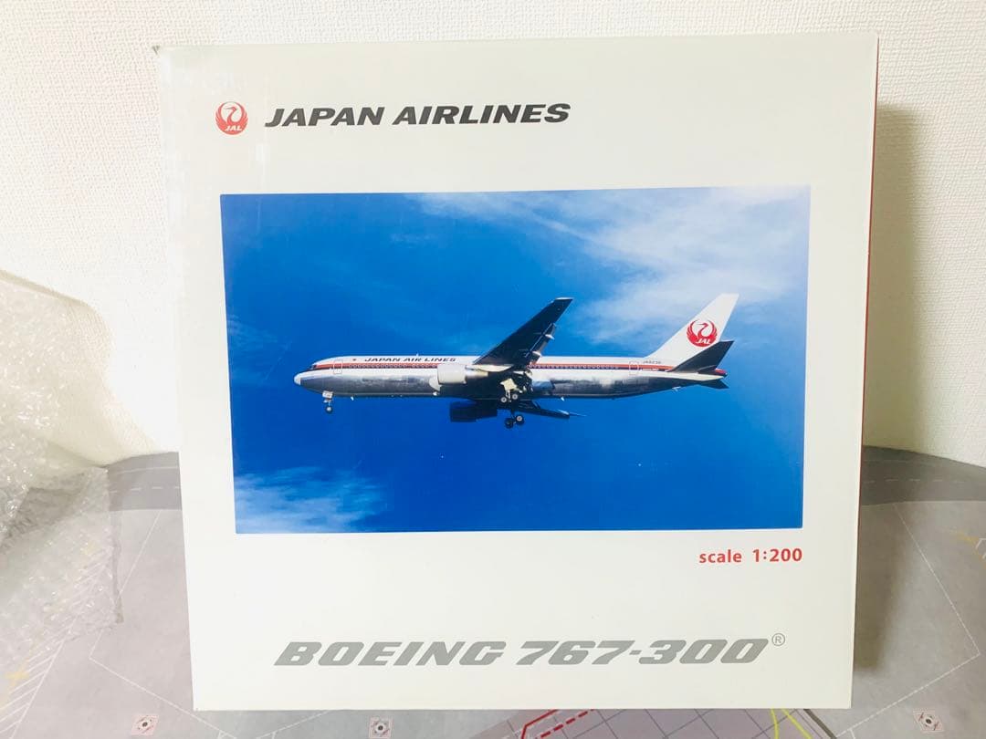 昭和ろくお纏め‼️日航初代２代目鶴丸塗装機２機セット(７６７と７７７)