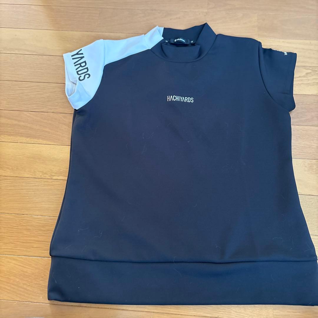 美品　ハチヤーズ　レディース　ダンボールニット　モックネック　トップス