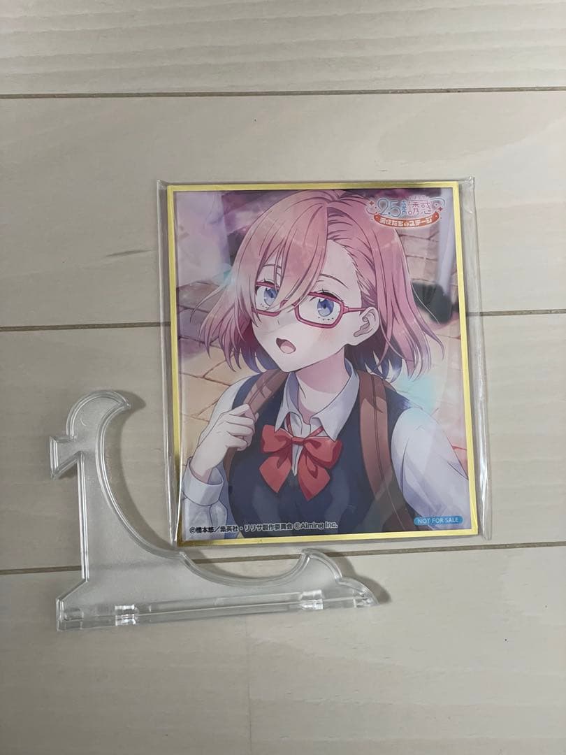 リリステ描き下ろしイラスト　アクリル色紙