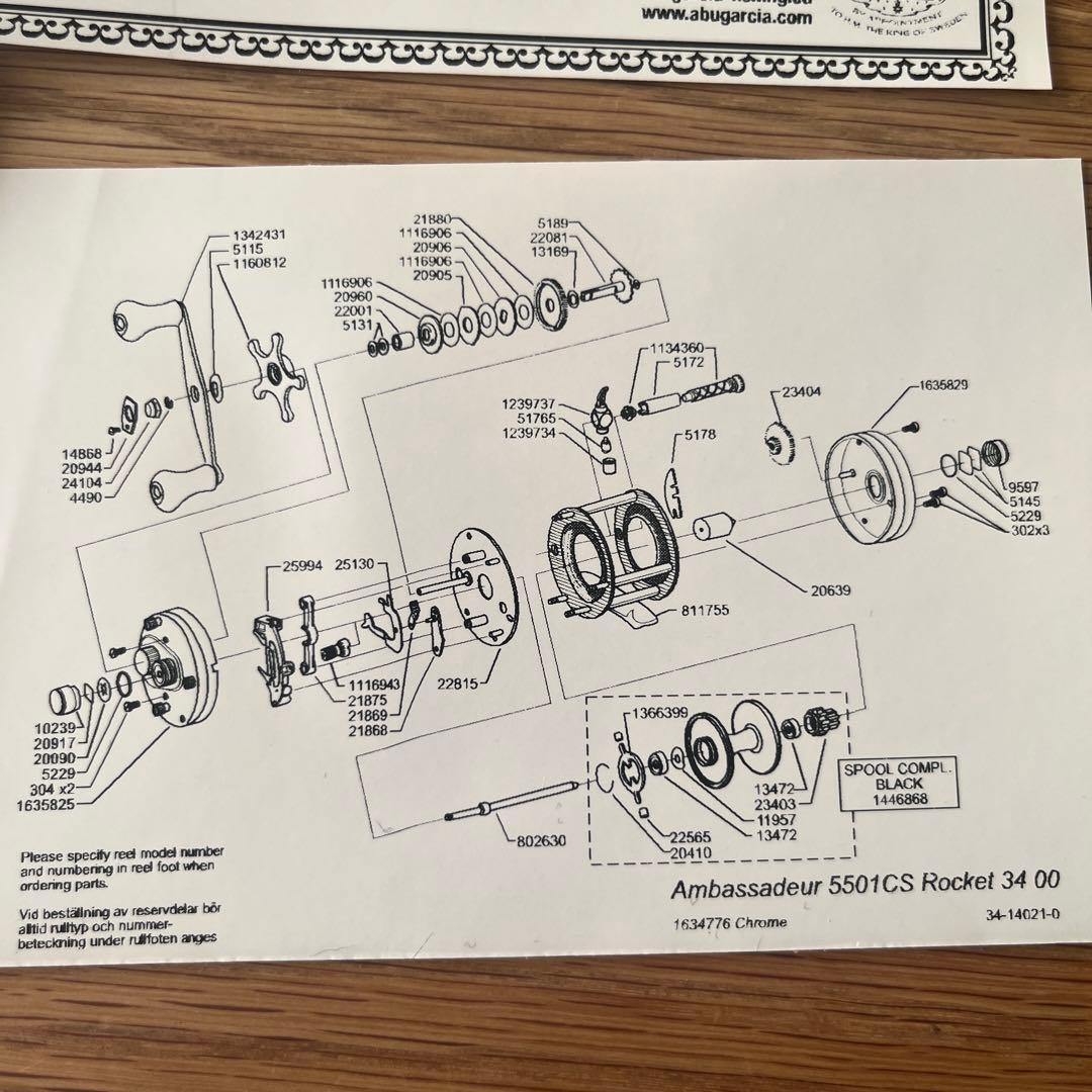 アブガルシア　限定リール