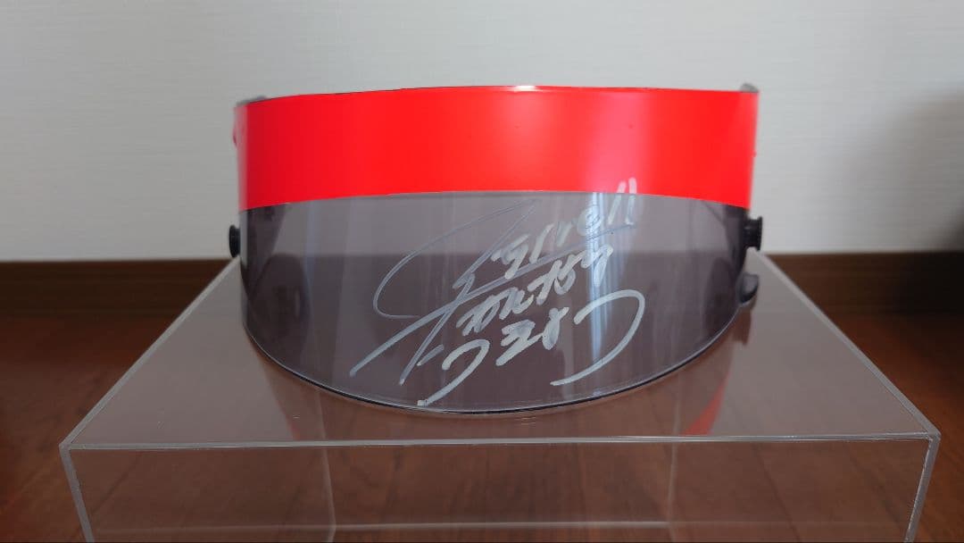 片山右京 サイン入り バイザー ティレル F1 1994