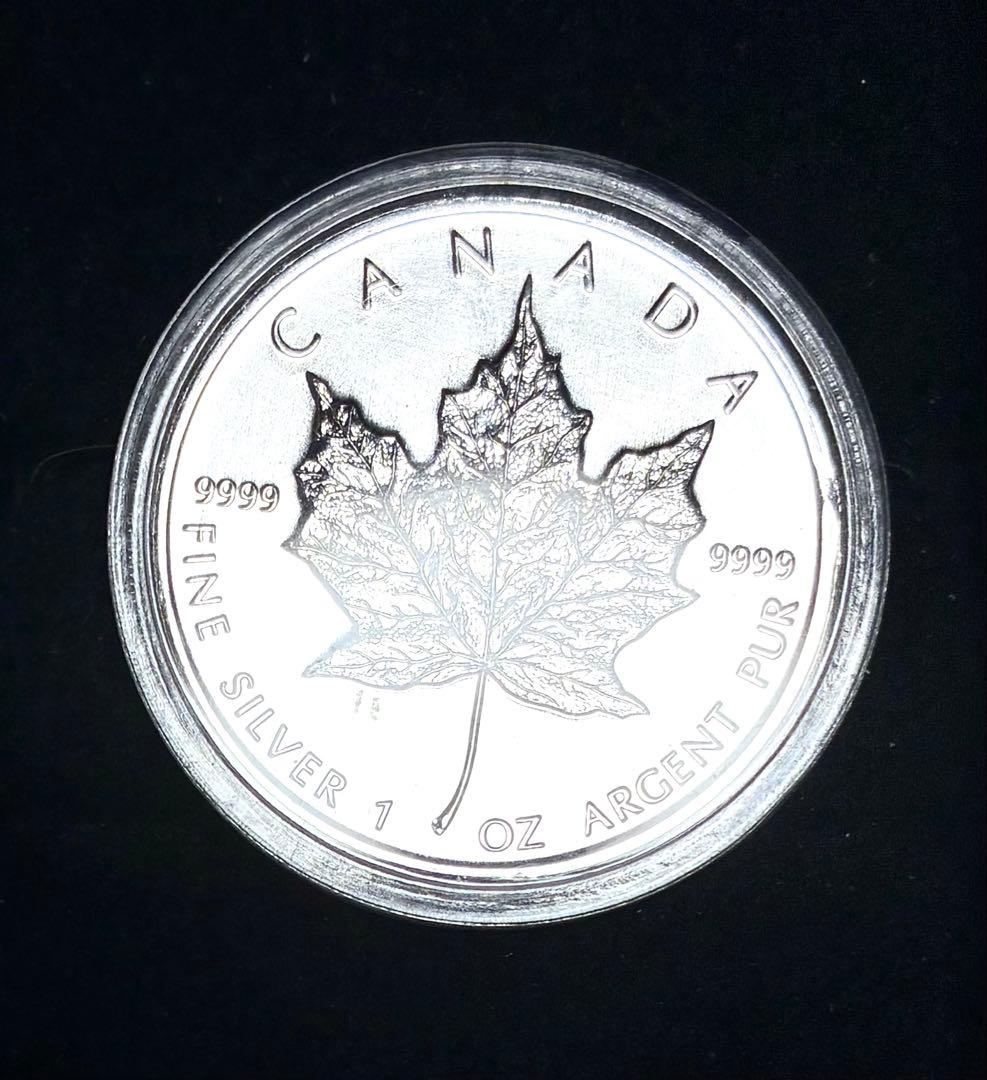 2009年 メイプルリーフ1オンス銀貨 ケース入り
