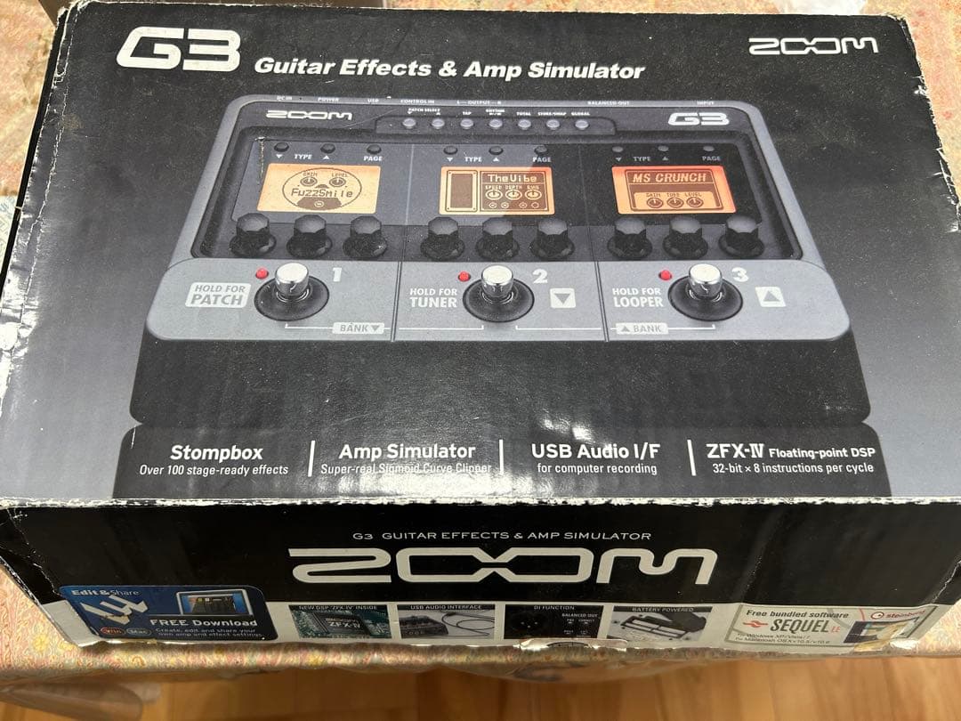 ZOOM G3 ギターエフェクター