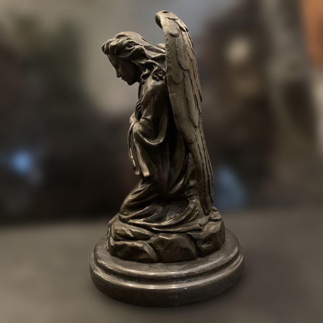 ブロンズ製 祈祷天使像 祈り 31-234